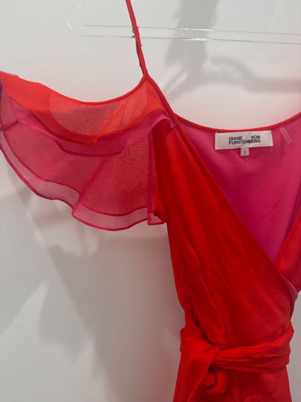 Flawless Silk chiffon wrap top - Picture 6 of 7